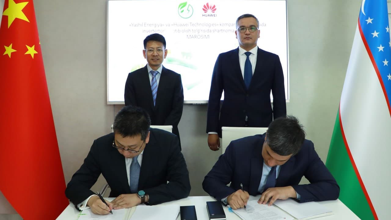 ООО «Yashil Energiya» закупит инверторы у компании Huawei