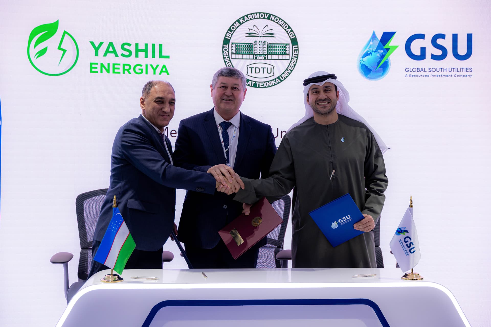 Abu-Dabida ta'lim va yashil energetika sohasida hamkorlik memorandumi imzolandi